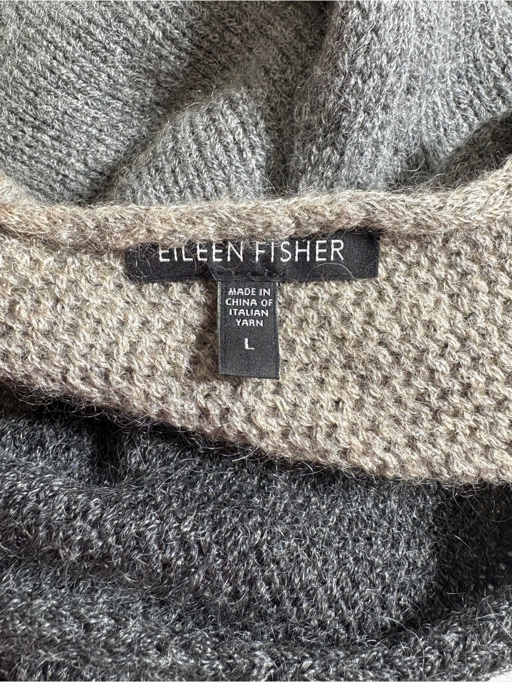 Eileen Fisher Mohair Sweater Size Large - Picture 5 of 8